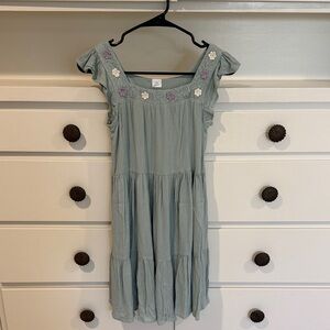 NWT Evsie Kids Dress with Floral Details 11/12